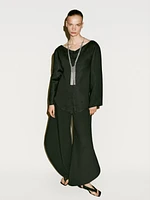 Linen blend boat neck shirt - Limited Edition