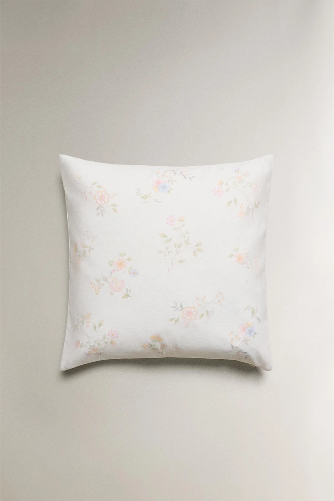 HOUSSE DE COUSSIN IMPRIMÉ FLORAL