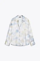 CHEMISE SATINÉE TIE & DYE