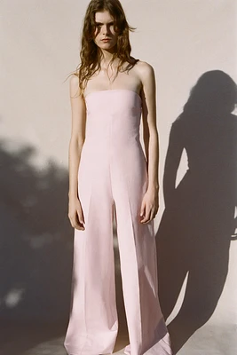 STRAPLESS LONG JUMPSUIT