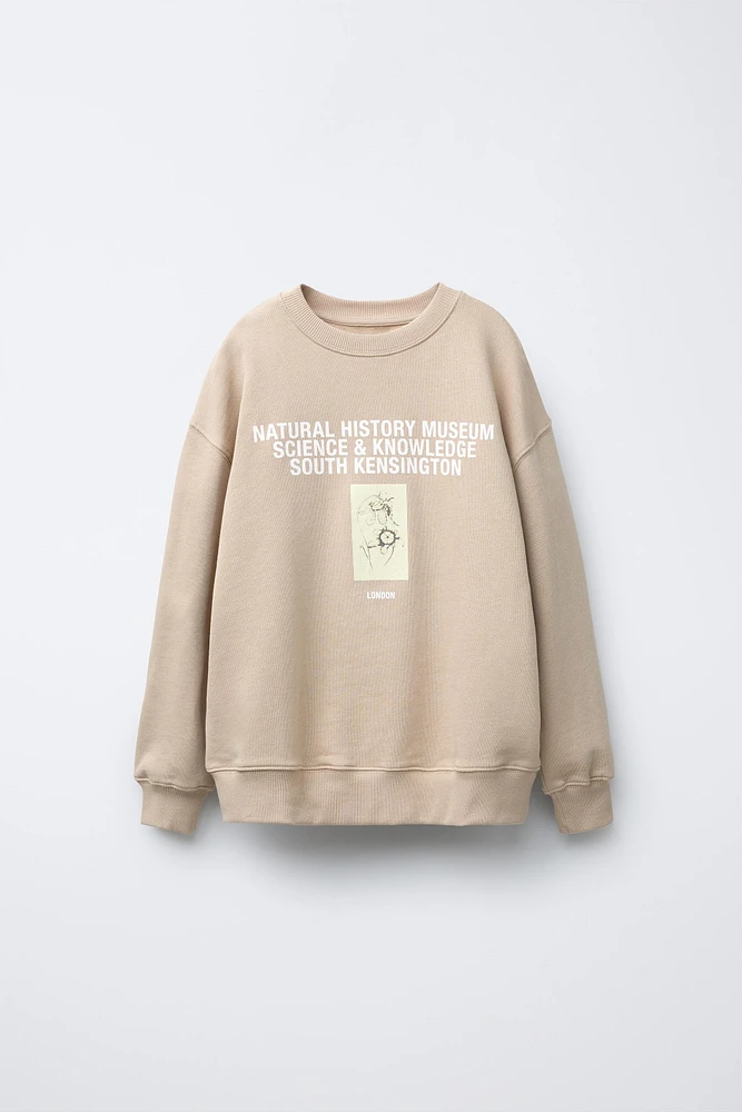 NATURAL HISTORY MUSEUM LONDON © PRINT SWEATSHIRT