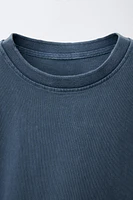 HEAVY WEIGHT WASHED EFFECT T-SHIRT