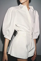 ZW COLLECTION DENIM BLOUSE