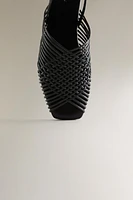 SANDALES CUIR BRIDES CROISÉES