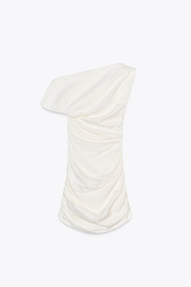 ROBE COURTE DRAPÉE COLLECTION ZW