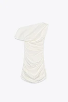 ROBE COURTE DRAPÉE COLLECTION ZW