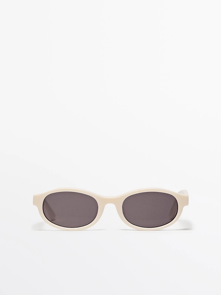 Petites lunettes de soleil rectangulaires