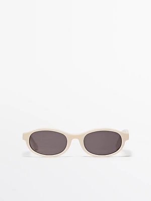 Petites lunettes de soleil rectangulaires