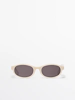 Petites lunettes de soleil rectangulaires
