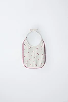 TEXTURED HEART BIB