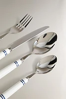 4-PIECE CERAMIC FLATWARE SET