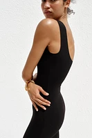 STRETCH SQUARE NECK DRESS