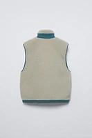 FAUX SHEARLING VEST SKI COLLECTION