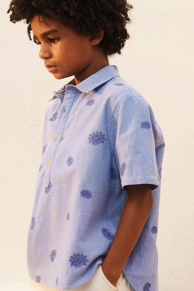 CHEMISE BRODERIE PAISLEY ÉDITION LIMITÉE