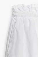 LINEN BLEND SHORTS ZW COLLECTION
