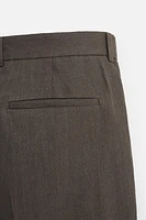 100% LINEN SUIT PANTS