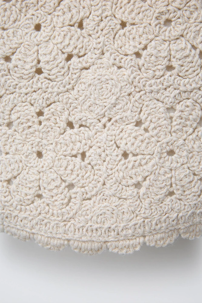 CROCHET KNIT TOP