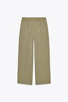 RUSTIC ELASTIC WAIST PANTS