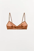 LIMITED EDITION SILK BRALETTE