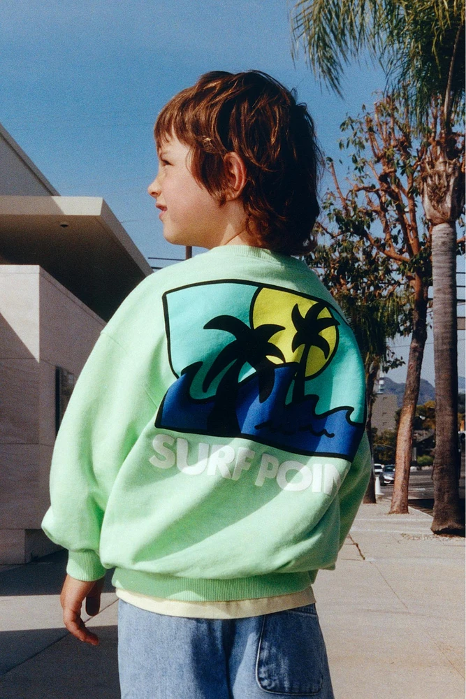 SWEAT À IMPRIMÉ SURF