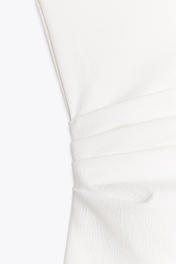 ASYMMETRIC MIDI DRESS