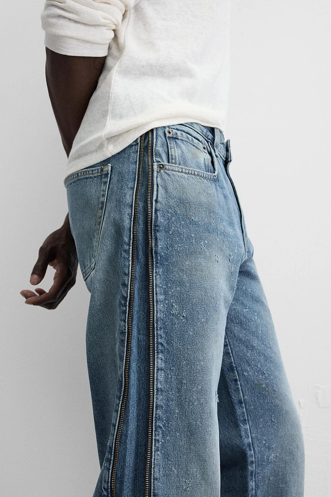JEAN FLARE AVEC ZIPS