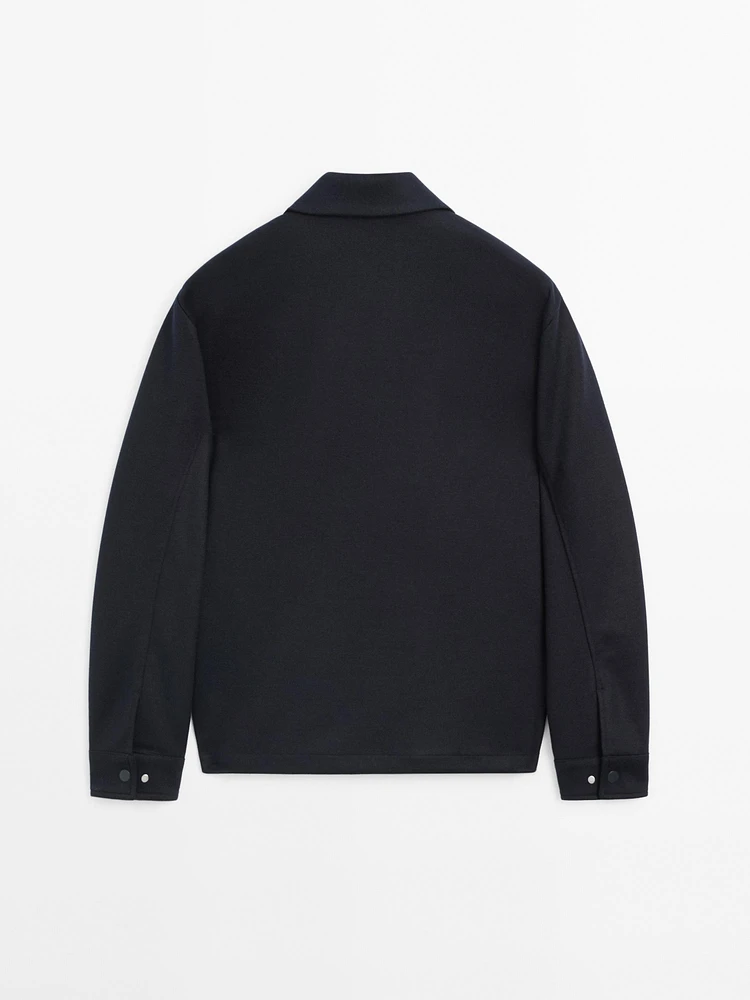 Jacket with adjustable hem detail