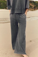 WASHED EFFECT PANTS