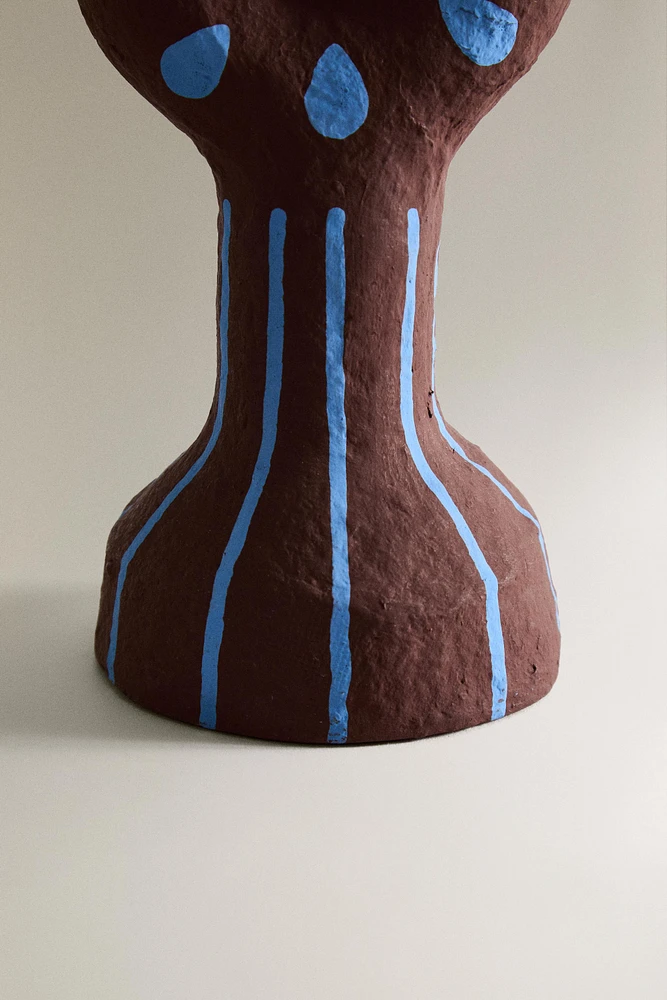 CHANDELIER PAPIER MÂCHÉ