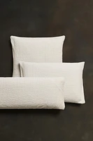 WAFFLE-KNIT PILLOWCASE