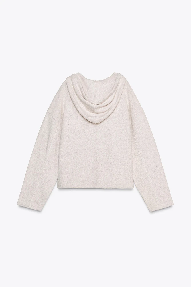 RUSTIC SOFT HOODED SWEATSHIRT