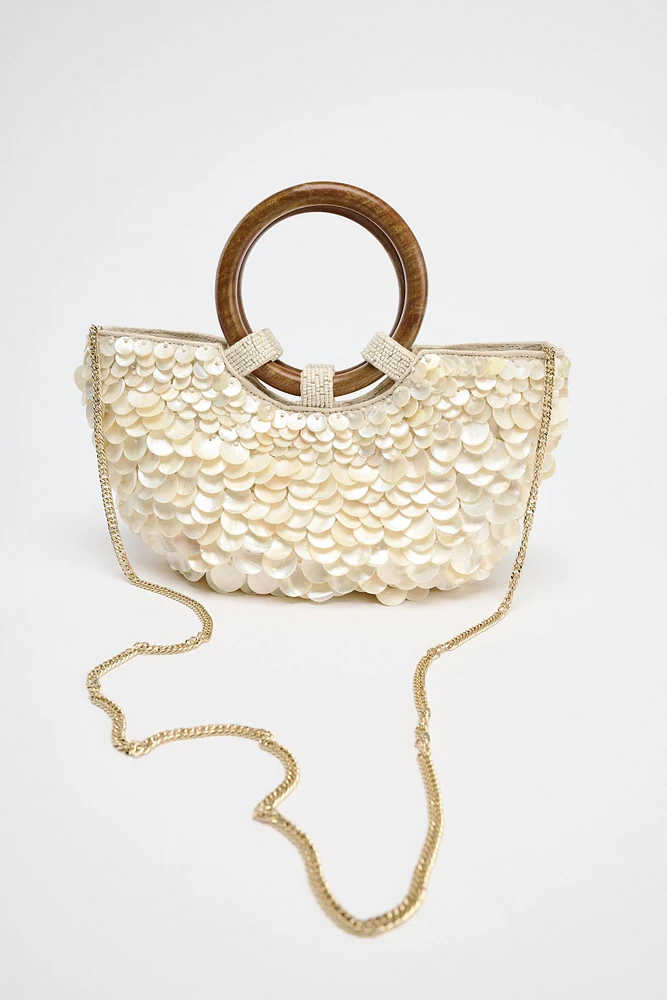 SAC À DÉCOR NACRÉ