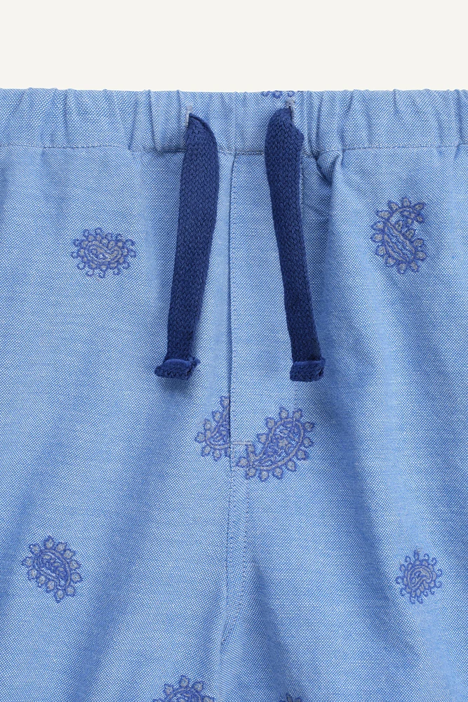 BERMUDA BRODERIE PAISLEY ÉDITION LIMITÉE