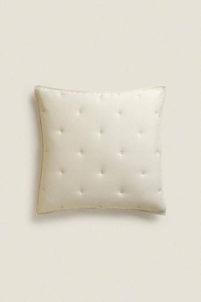 HOUSSE DE COUSSIN ÉDREDON MICROFIBRE