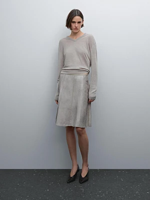 Maltinto skirt with seam details