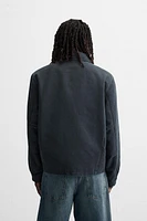 BLOUSON EFFET CIRÉ