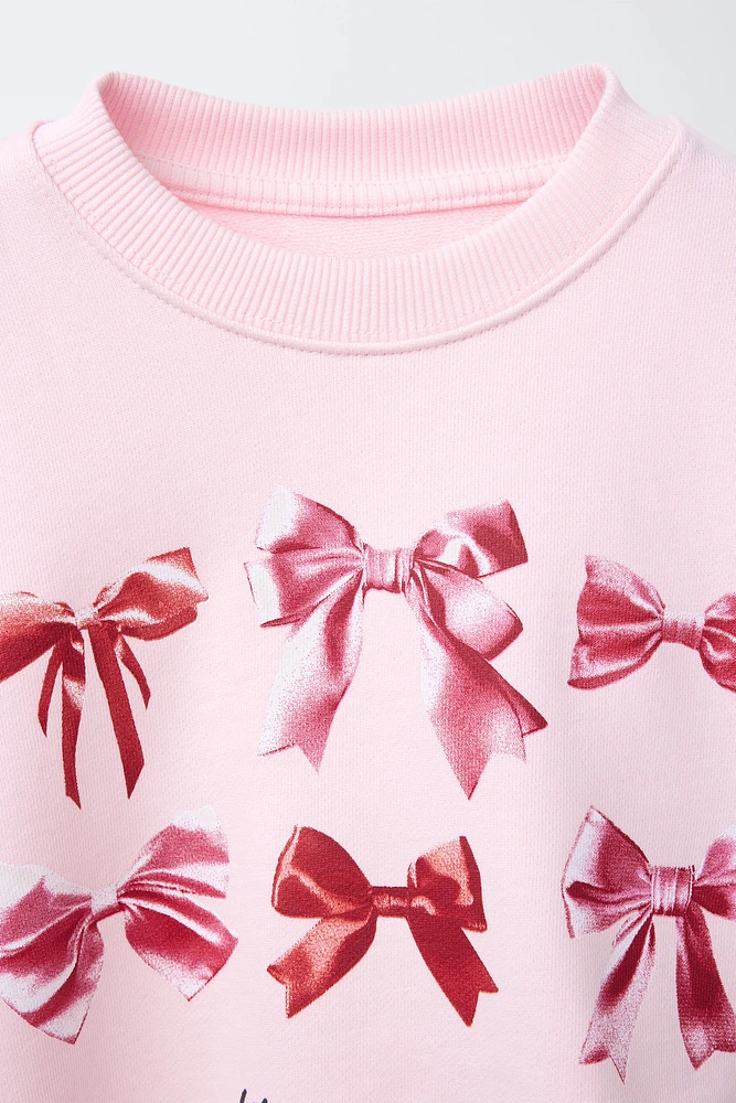 SWEAT À IMPRIMÉ LACETS
