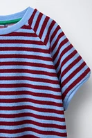 STRIPED TOWEL T-SHIRT