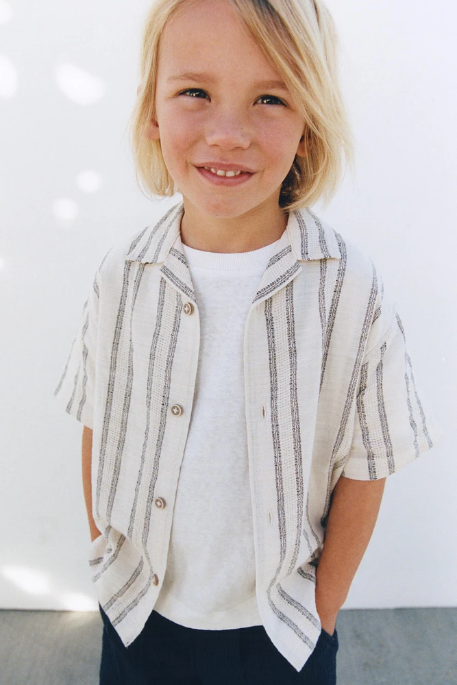 STRIPED RUSTIC SHIRT