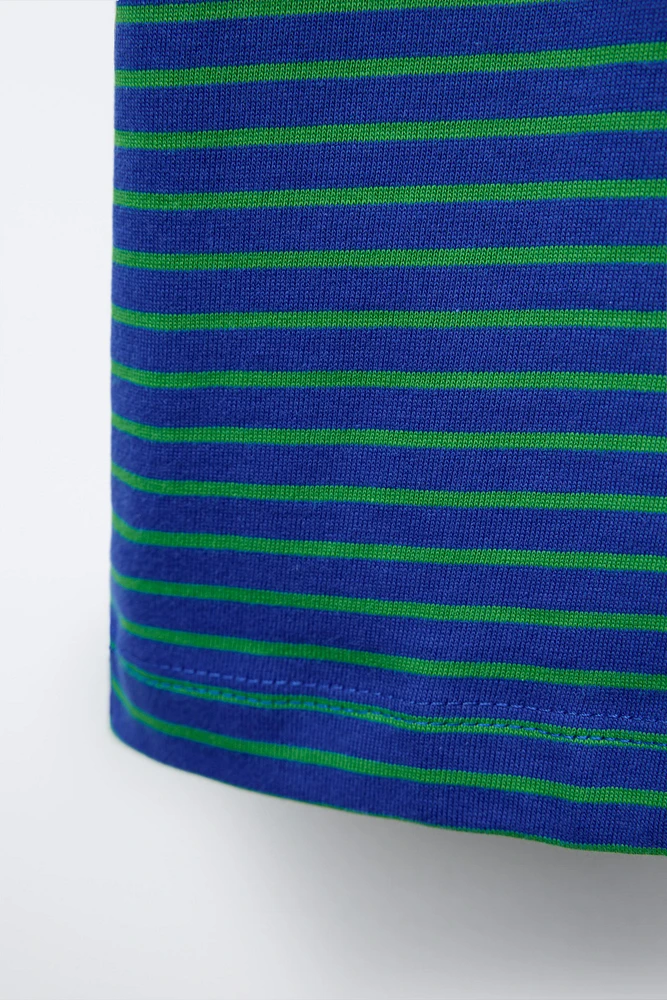 BOBBY SMALL © STRIPED T-SHIRT