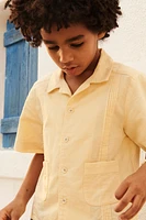 CHEMISE EN COTON ET LIN ÉDITION LIMITÉE