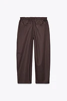 COMBINATION WAIST BARREL PANTS