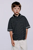 POLO RUSTIQUE À RAYURES