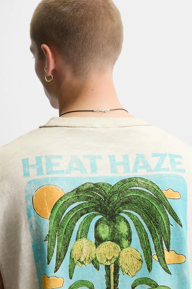 WASHED PRINT TANK TOP