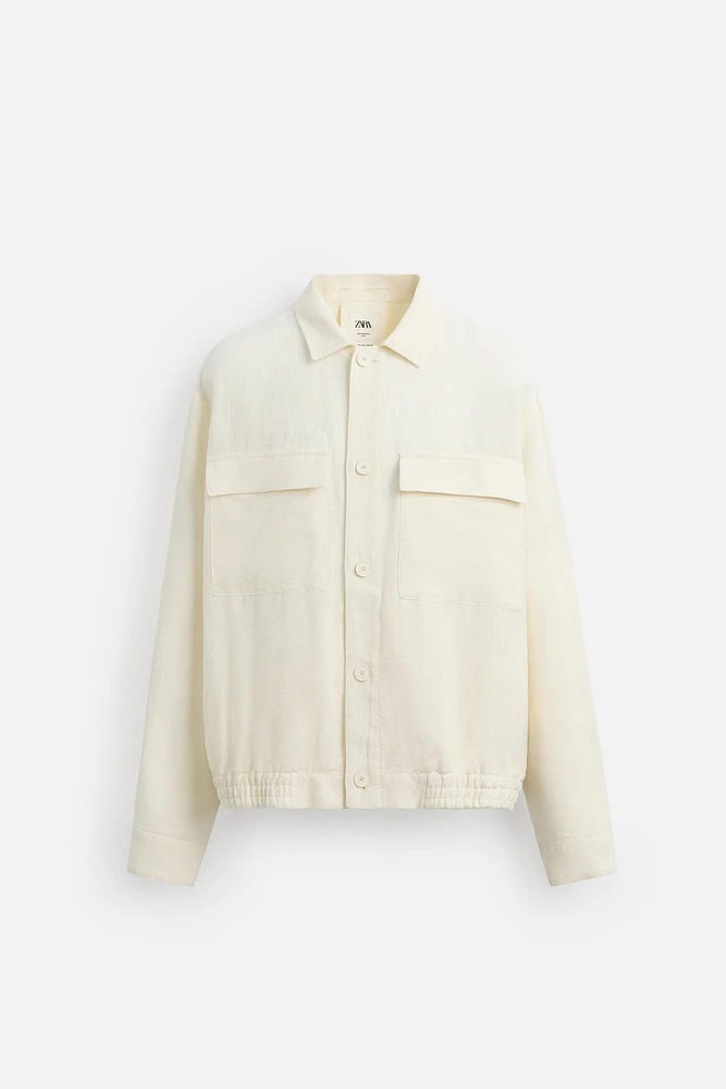 LIMITED EDITION 100% LINEN POCKET JACKET