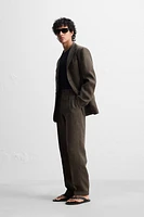100% LINEN SUIT PANTS