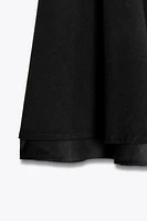 VOLUMINOUS SHORT DRESS