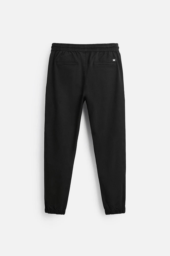 WASHED JOGGER WAIST PANTS