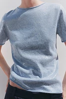 SEQUIN KNIT TOP