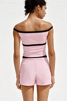TIE FRONT CROP TOP